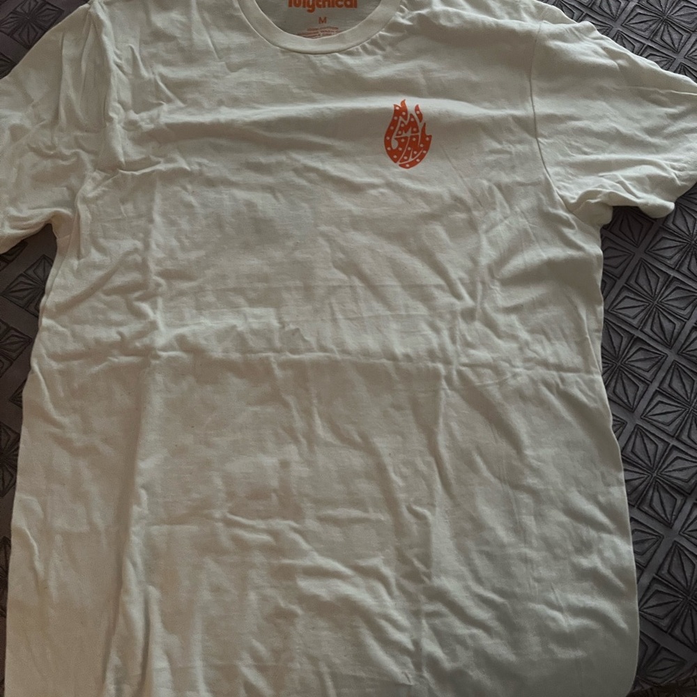 Good Mythical Morning Tour 2024 Cream Short Sleeve Tee. Rhett and link!
